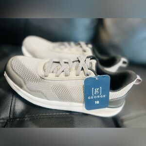 GEORGE MENS SHOES SIZE grey color MEMORY FOAM